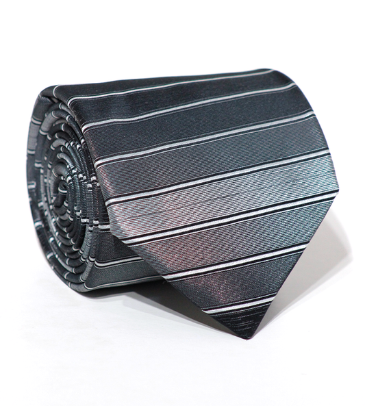 Luxury Mixed Gray Silk Tie