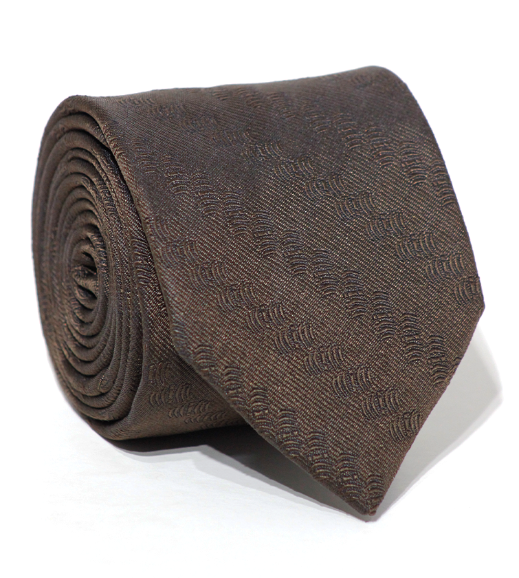 Luxury Moderate Brown Silk Tie