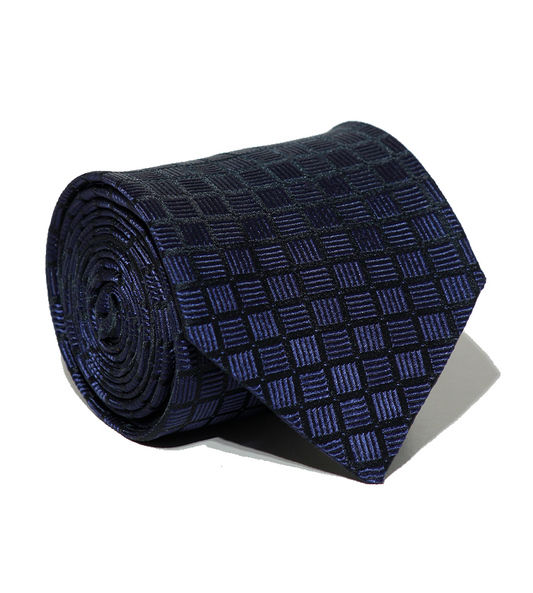 Luxury Dark Navy Silk Tie