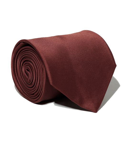 Luxury Maroon Silk Tie