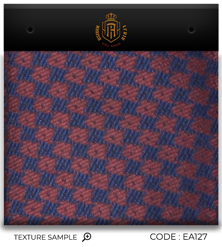 Luxury Res~Blue Jacquard Tie