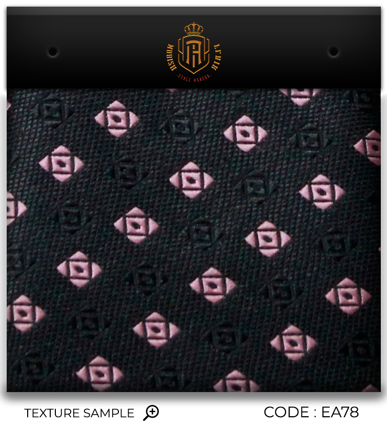 Luxury Black/Pink Jacquard Tie