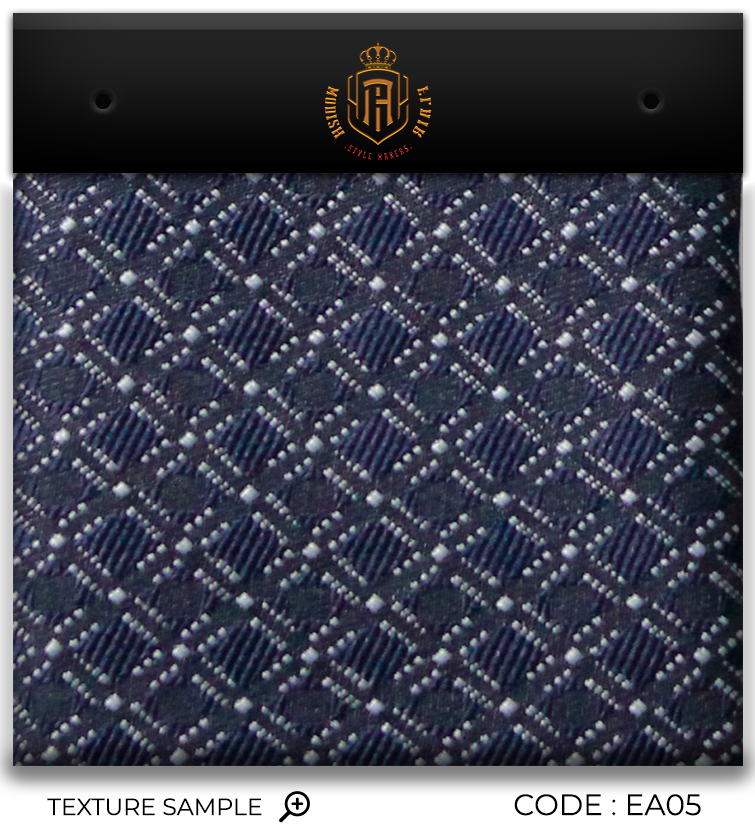 Luxury Navy Jacquard Tie