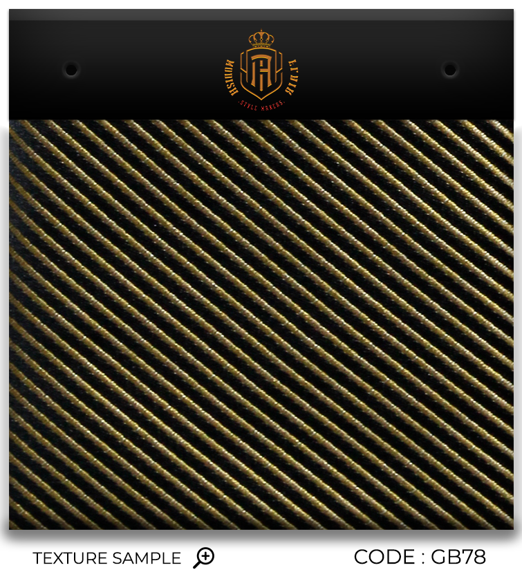 Luxury Striped Gold Silk Tie