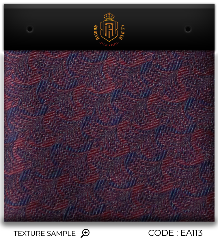 Luxury Red~Navy Jacquard Tie