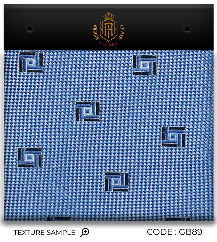 Luxury Light Blue Silk Tie