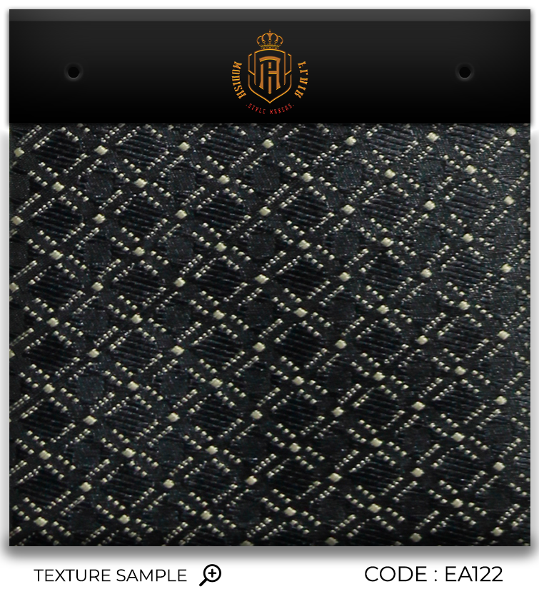 Luxury Black~Gold Jacquard Tie