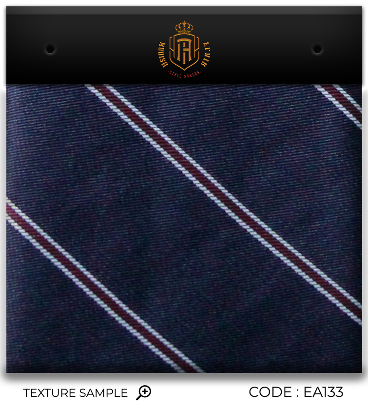 Luxury Navy Blue/Red jacquard Tie