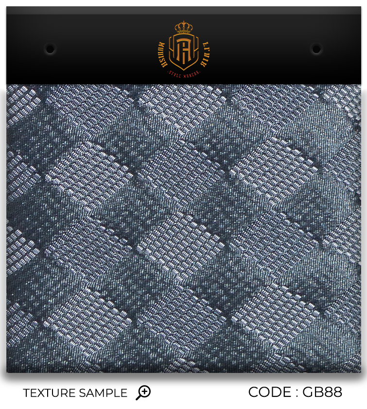 Luxury Mixed Silver Silk Tie
