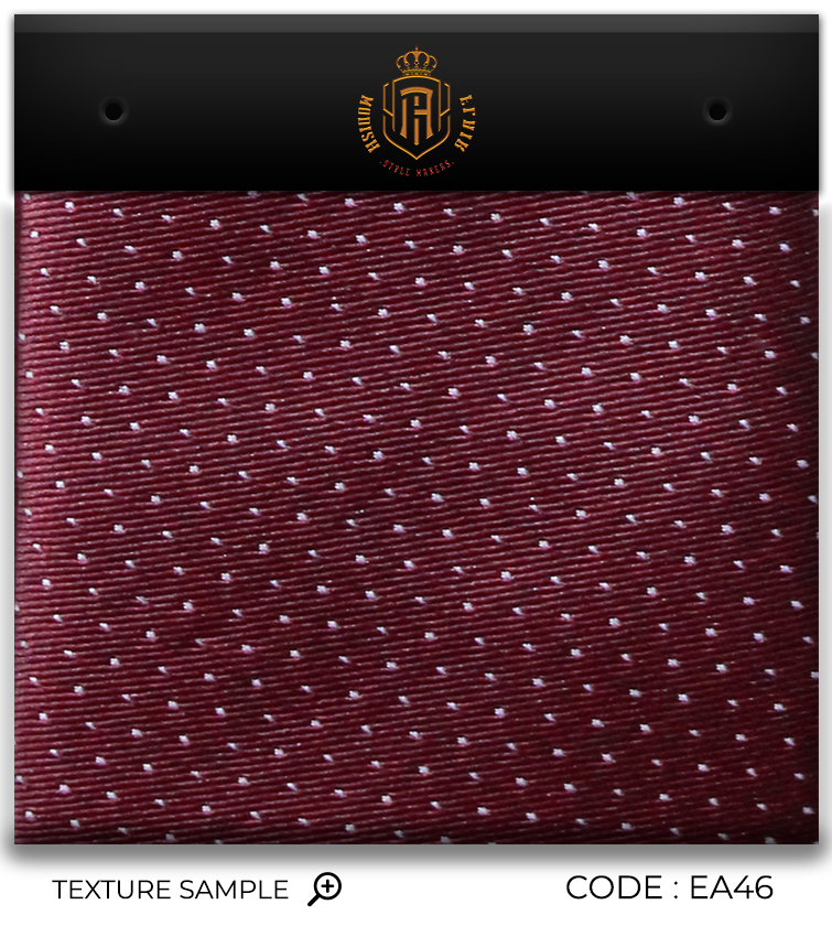 Luxury Maroon/White Dots Jacquard Tie
