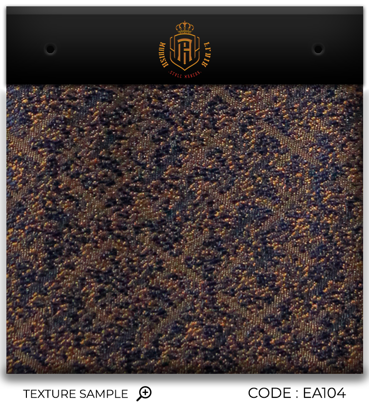 Luxury Navy~Gold Jacquard Tie