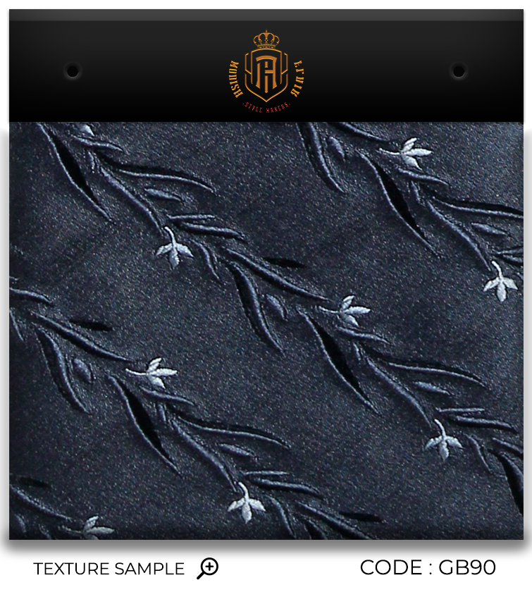 Luxury Dark Gray Silk Tie