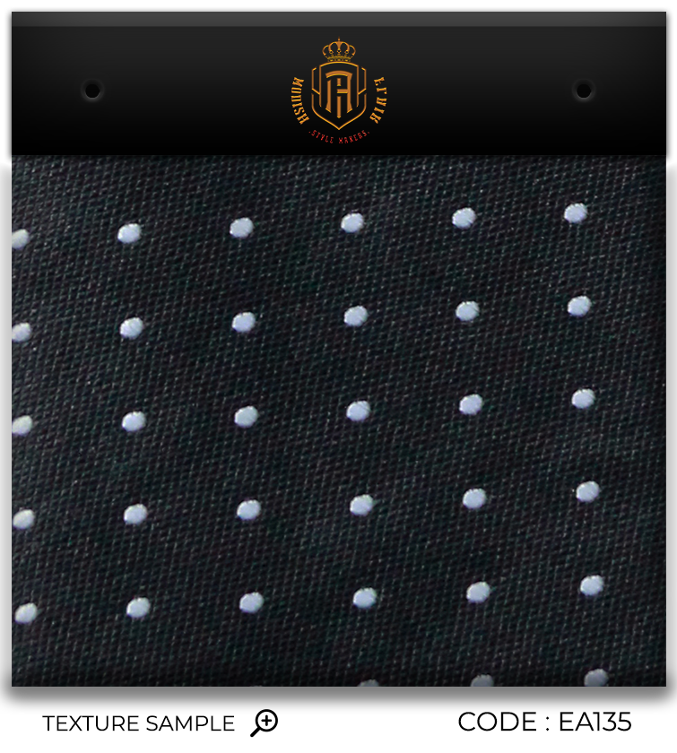 Luxury Black/White Dots Jacquard Tie