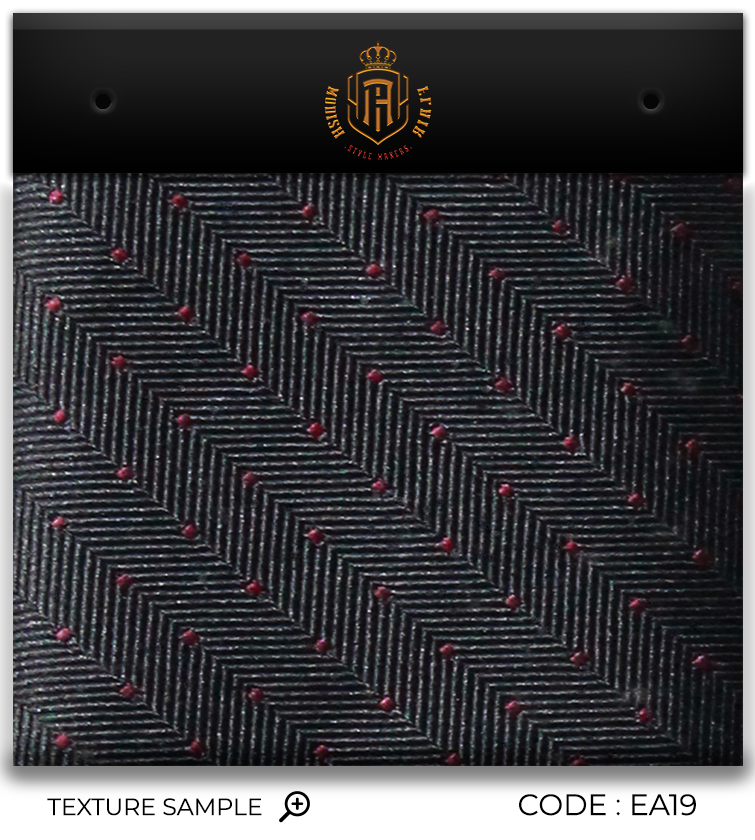 Luxury Black/Red Dots Jacquard Tie