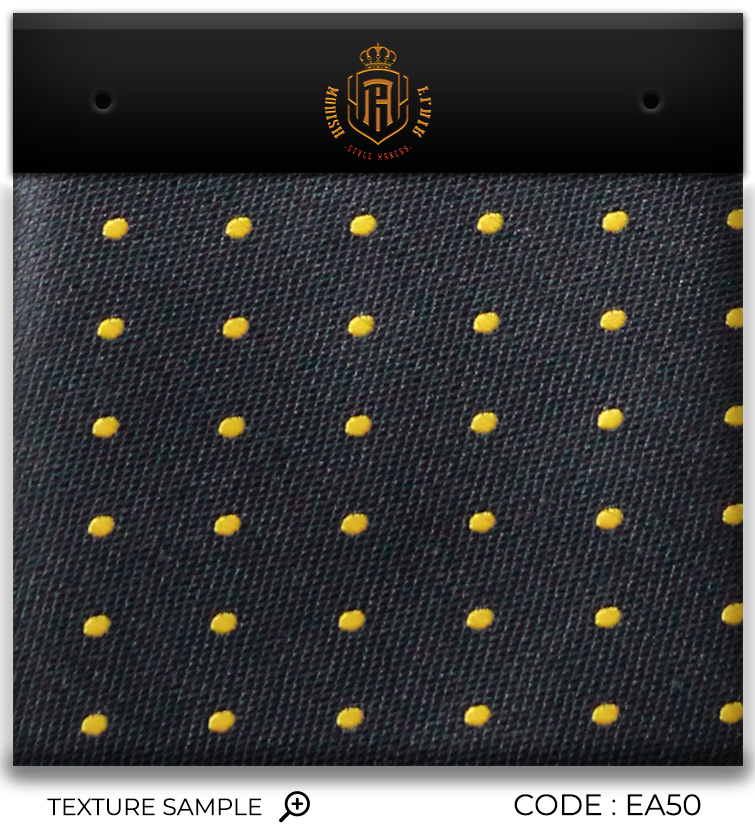 Luxury Black/Yellow Jacquard Tie