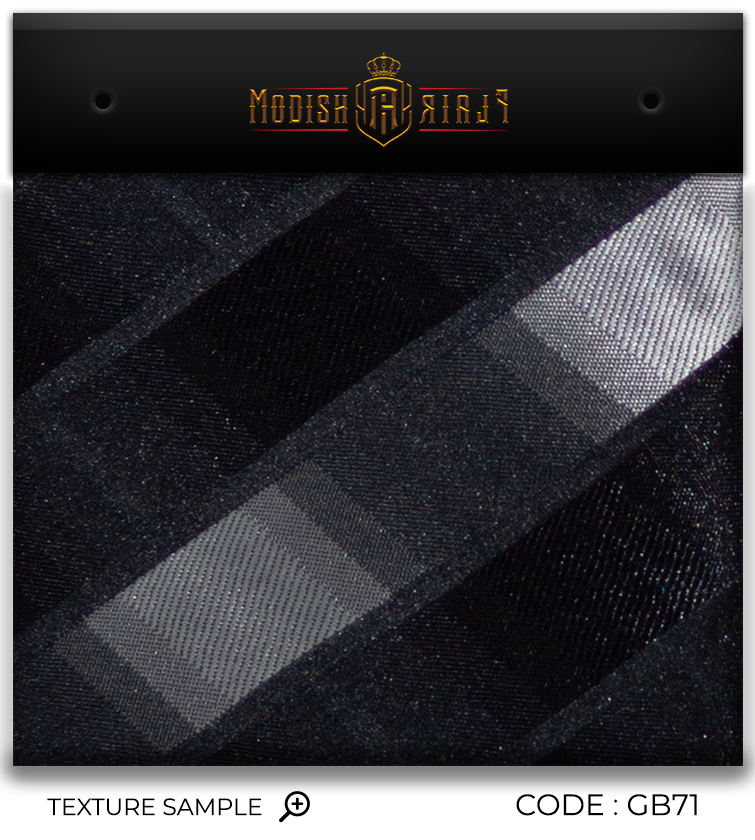 Luxury Mixed Gray /Black Silk Tie
