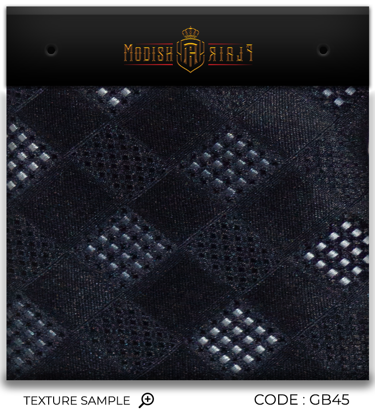 Luxury Black/Dark Gray Silk Tie