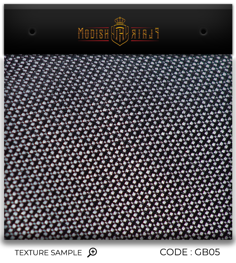 Luxury Black/White Jacquard Tie