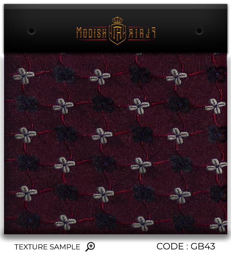 Luxury Maroon Silk Tie