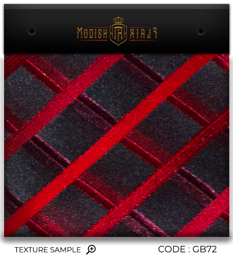 Luxury Red/Black Silk Tie