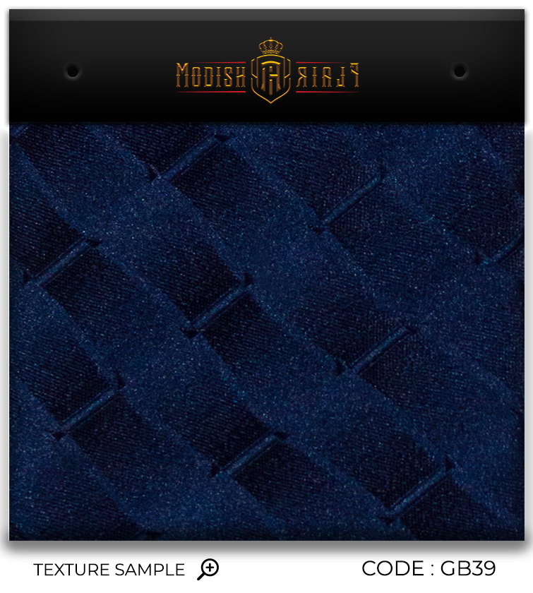 Luxury Mixed Navy Silk Tie