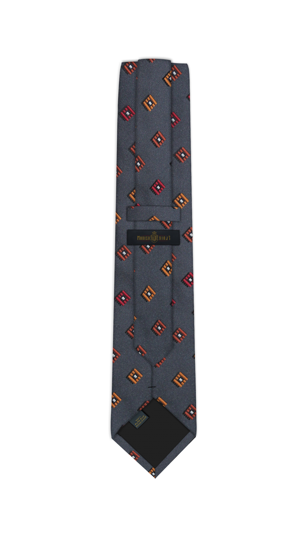 Luxury Dark Gray Silk Tie