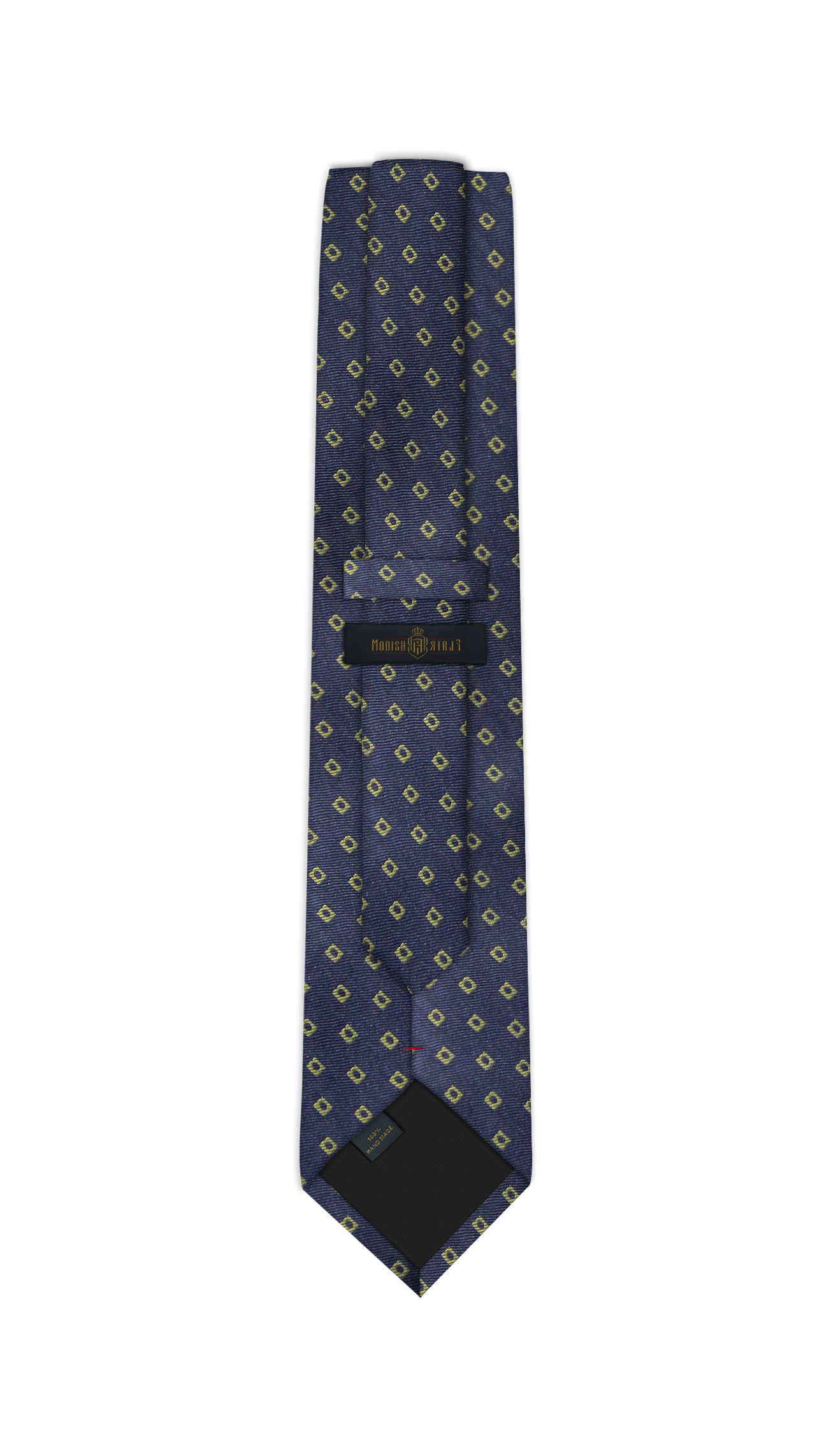 Luxury Navy Blue/F.Green Jacquard Tie