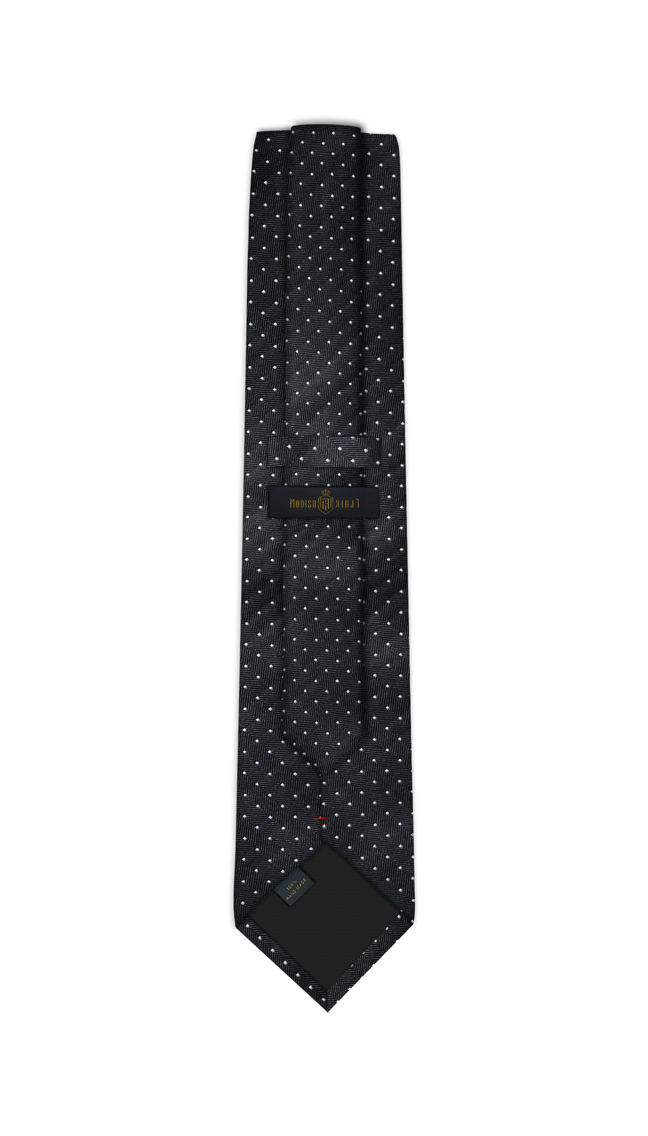 Luxury Black/White Dots Jacquard Tie