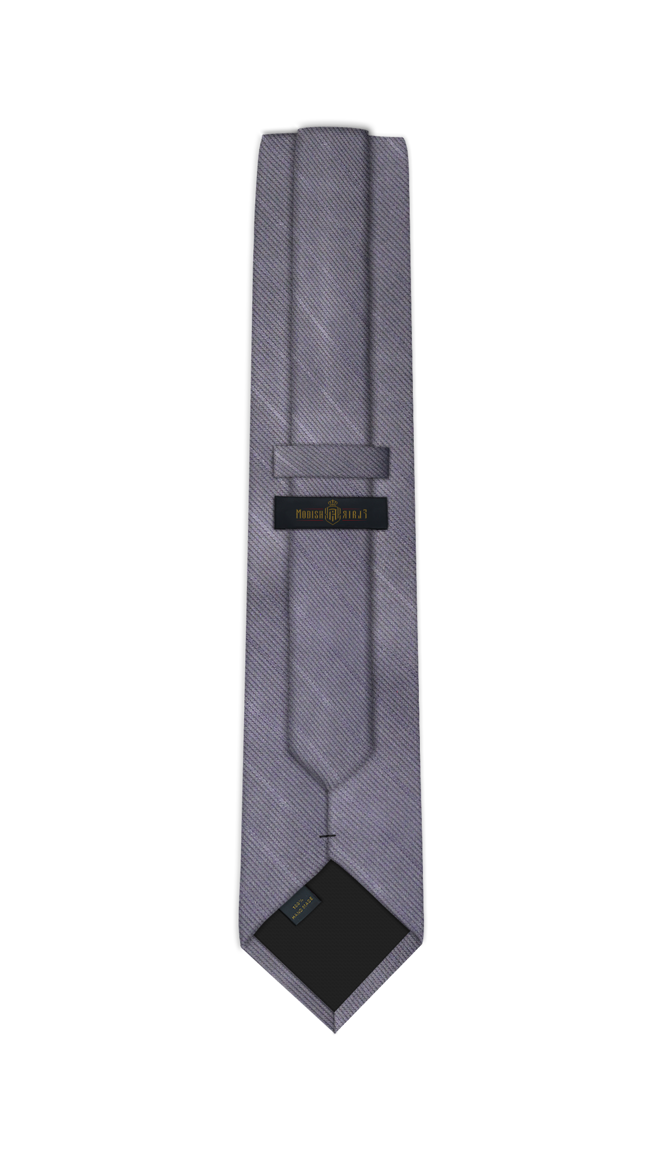 Luxury Textured Gray Jacquard Tie