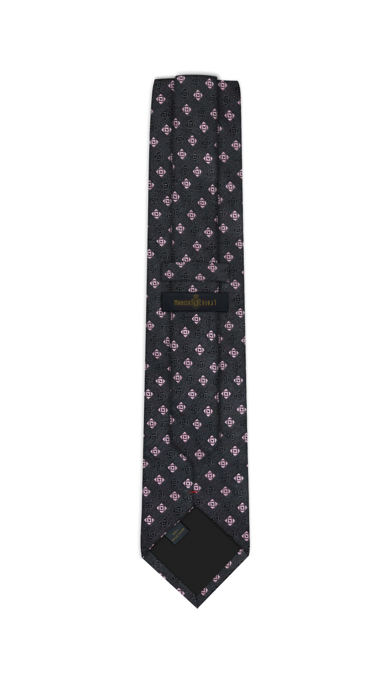 Luxury Black/Pink Jacquard Tie