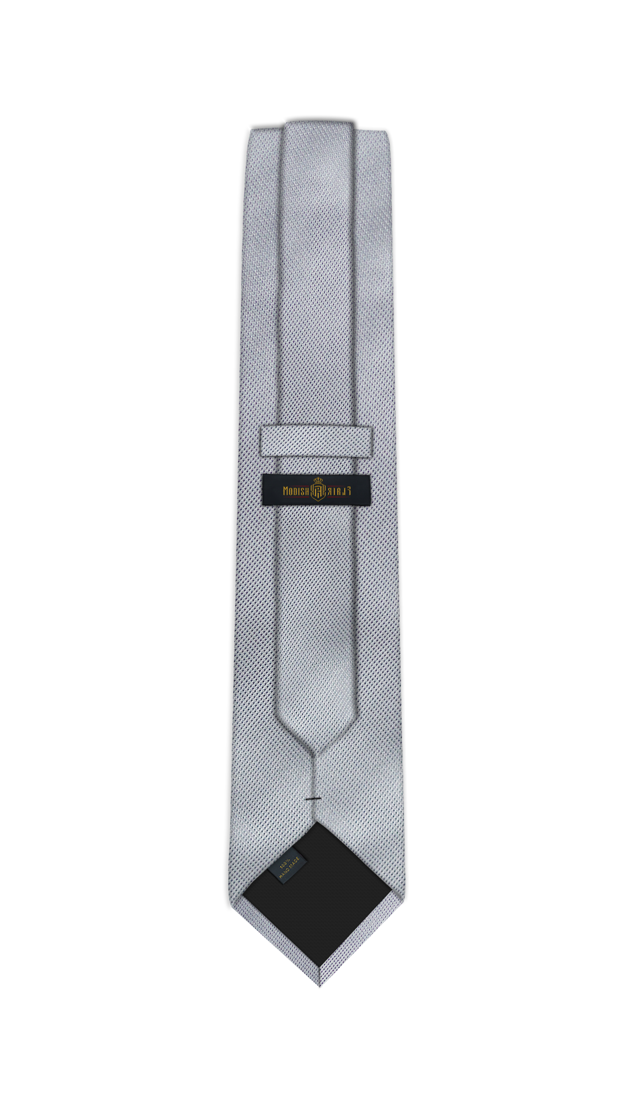 Luxury Silver Jacquard Tie
