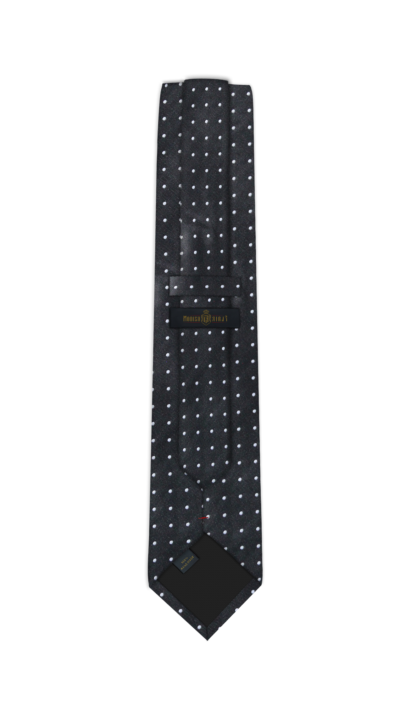 Luxury Black/White Dots Jacquard Tie
