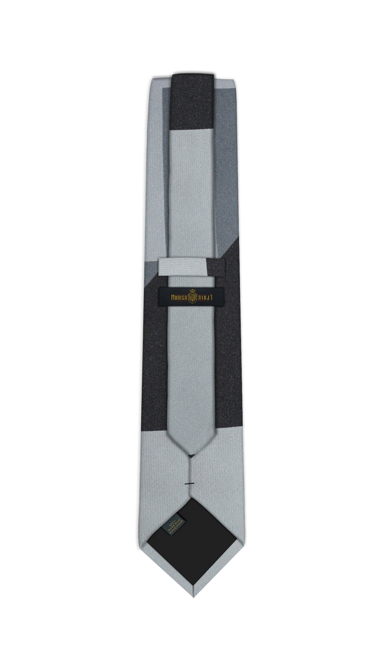 Luxury Mixed Gray Silk Tie