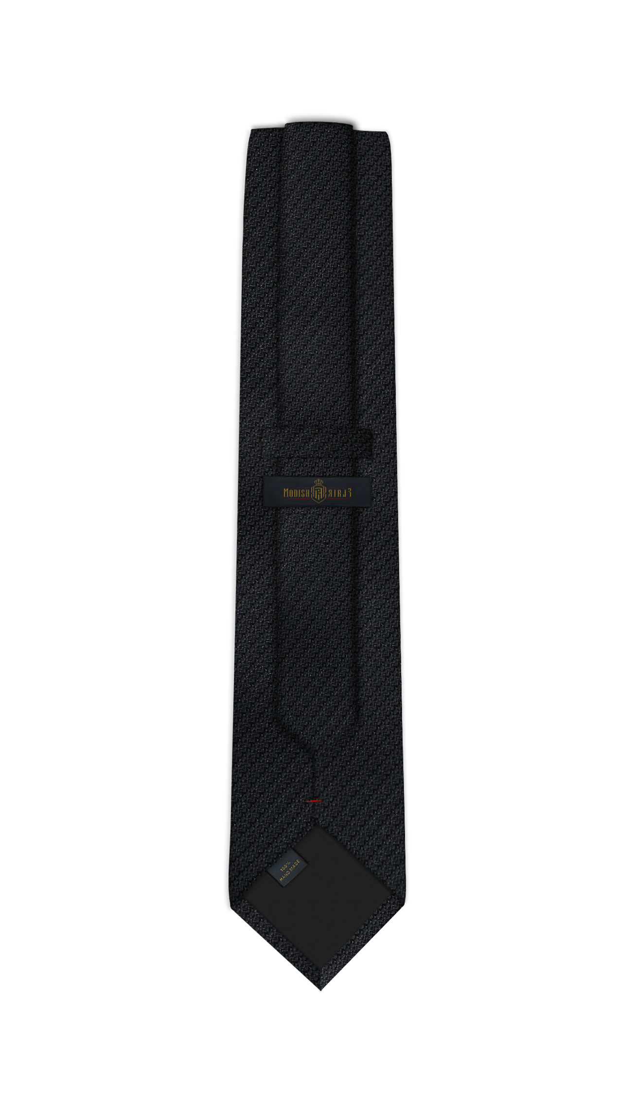 Luxury Textured Black Jacquard Tie