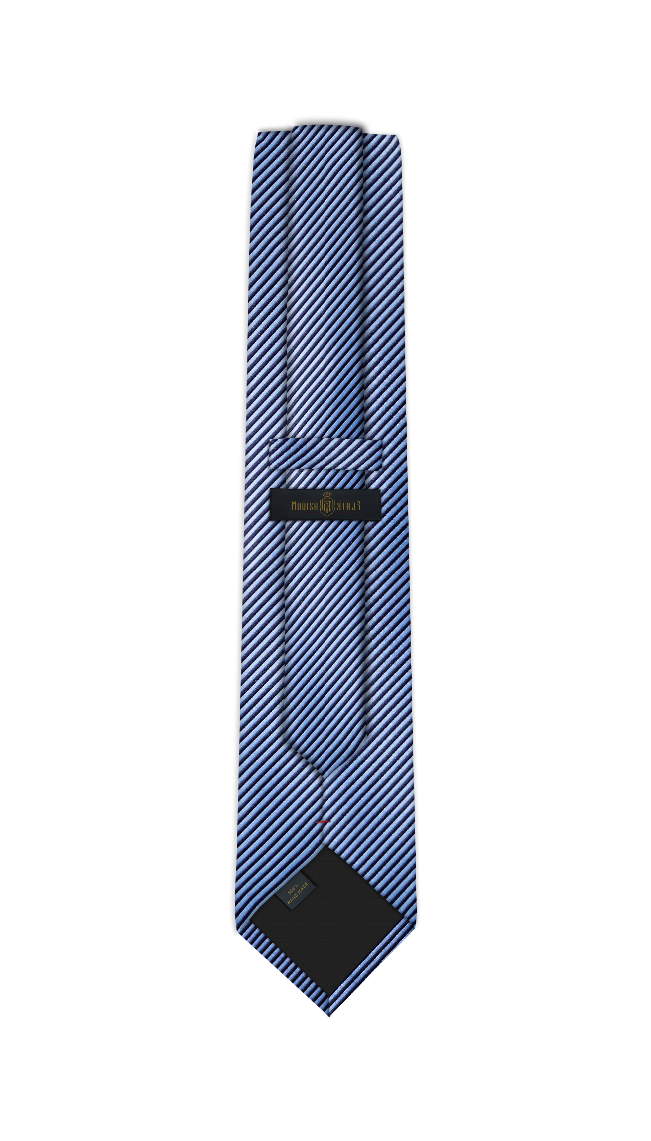 Luxury Light Blue/Navy Blue Jacquard Tie