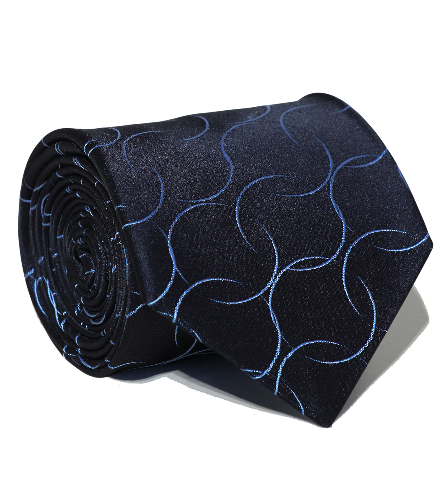 Luxury Navy~Blue Silk Tie