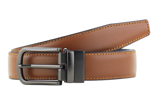 Luxury Reversible Black/Brwon Classic Belt