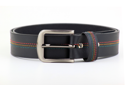 Luxury Casual Belt With Branding Color Stitching