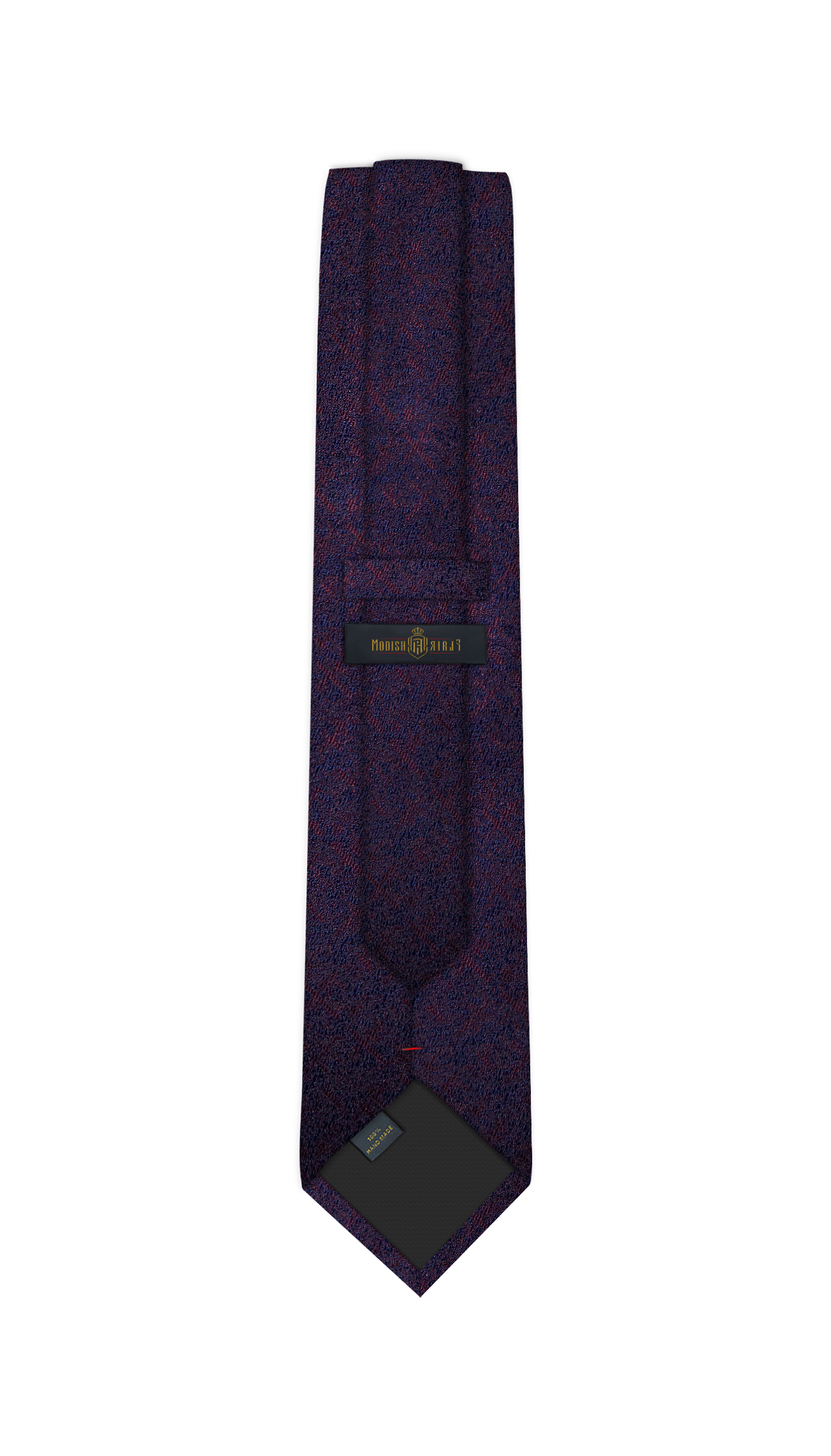 Luxury Navy~Red Jacquard Tie