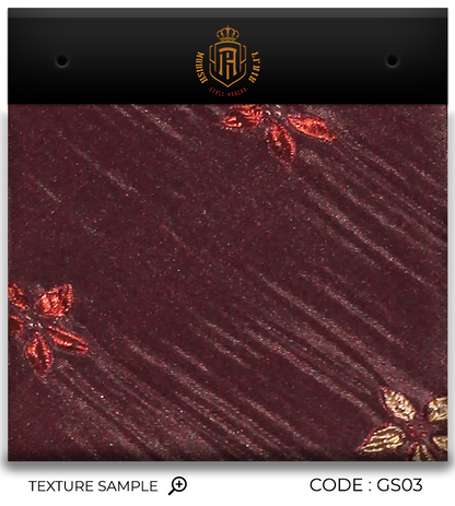 Luxury Maroon Silk Tie