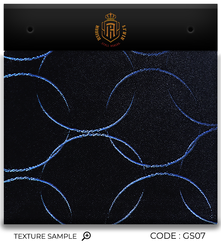 Luxury Navy~Blue Silk Tie