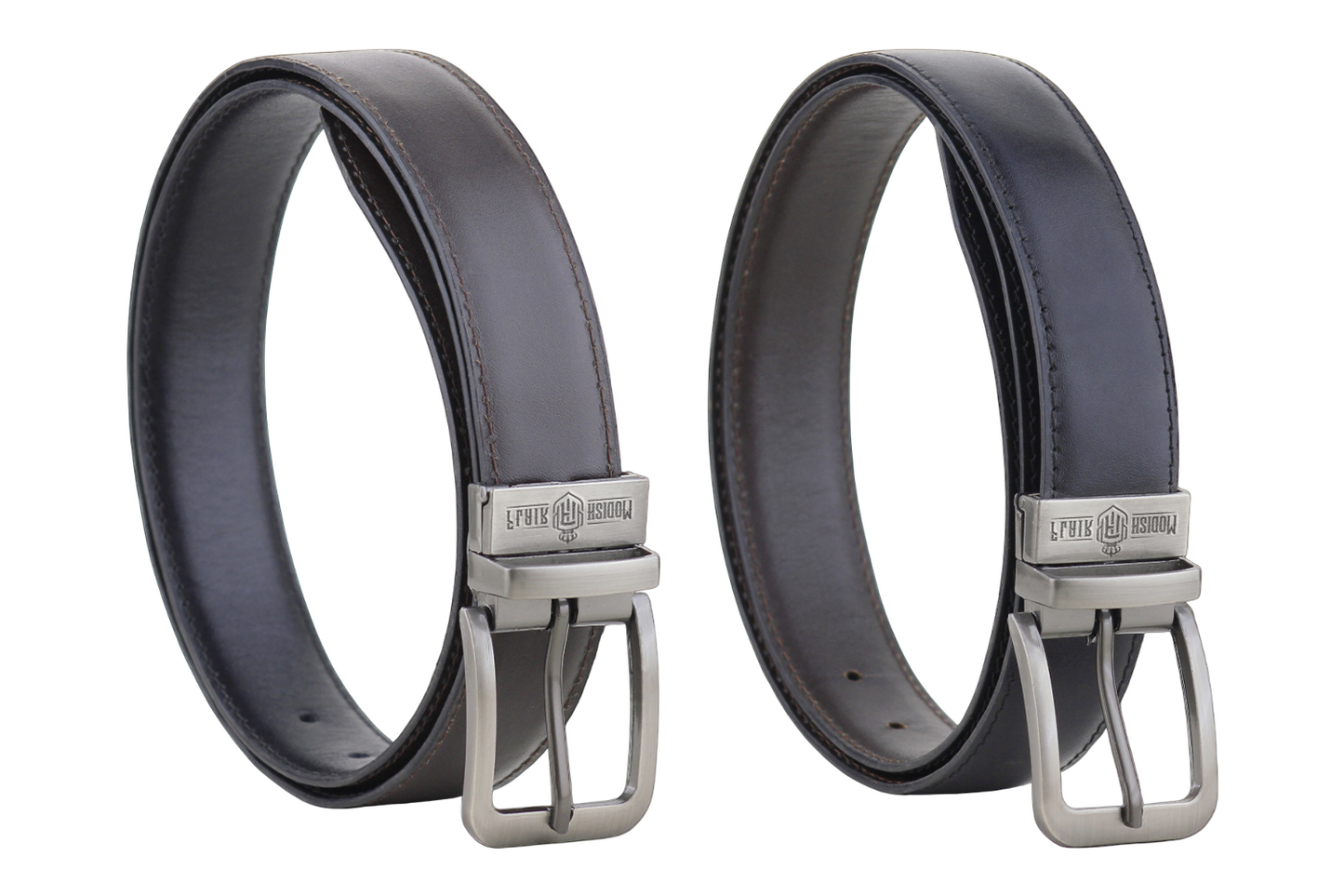 Luxury Reversible Black/Brwon Classic Belt