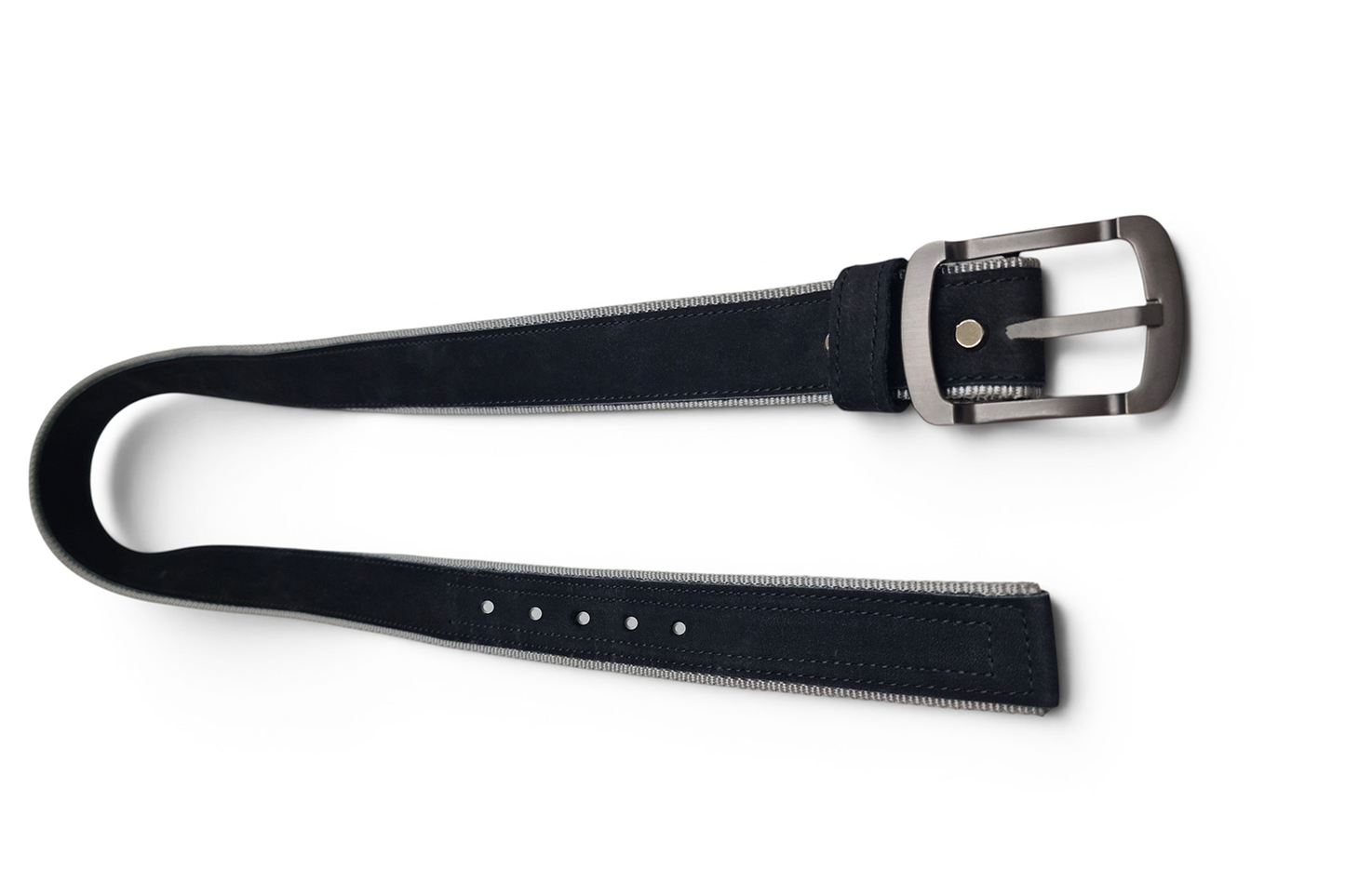 Ceinture Luxe en Cuir et Toile