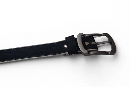 Ceinture Luxe en Cuir et Toile