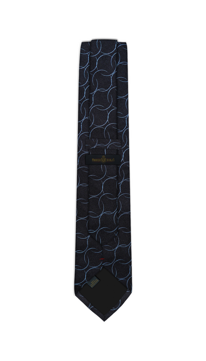 Luxury Navy~Blue Silk Tie