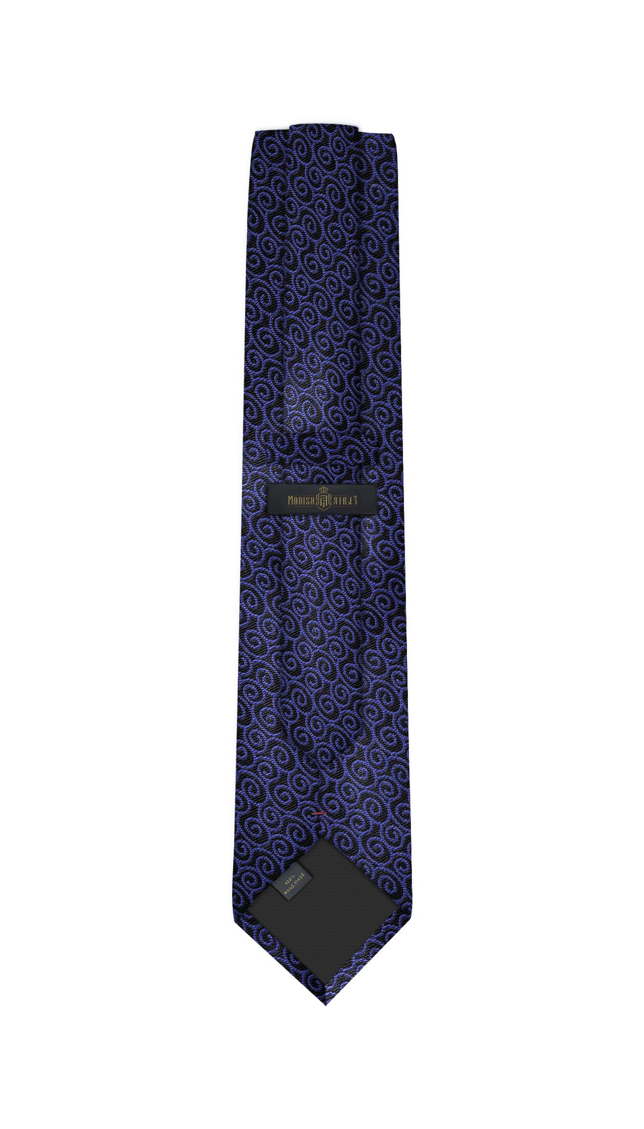 Luxury Blue~Black Jacquard Tie