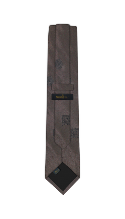 Luxury Moderate Brown Silk Tie