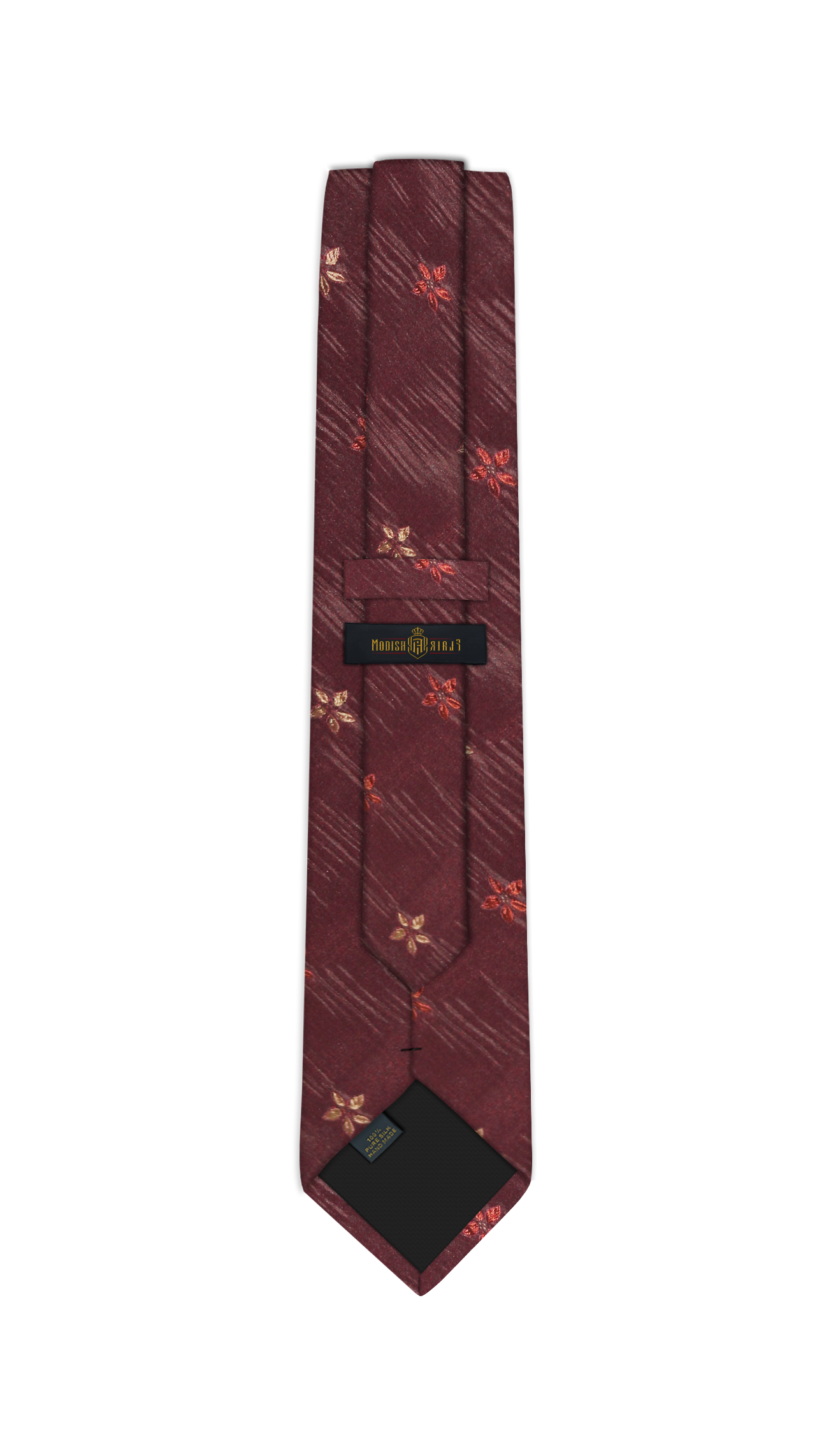 Luxury Maroon Silk Tie