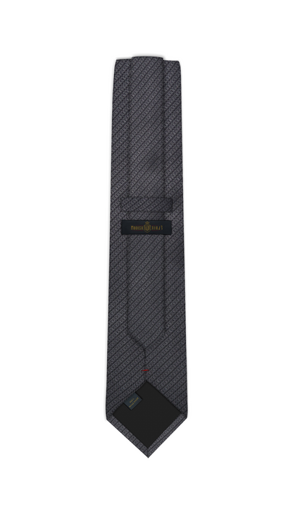 Luxury Dark Gray Jacquard Tie