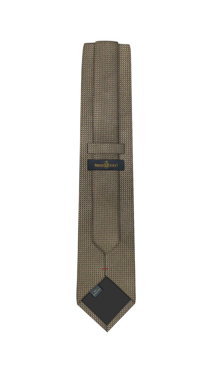 luxury Olive Brown Jacquard Tie